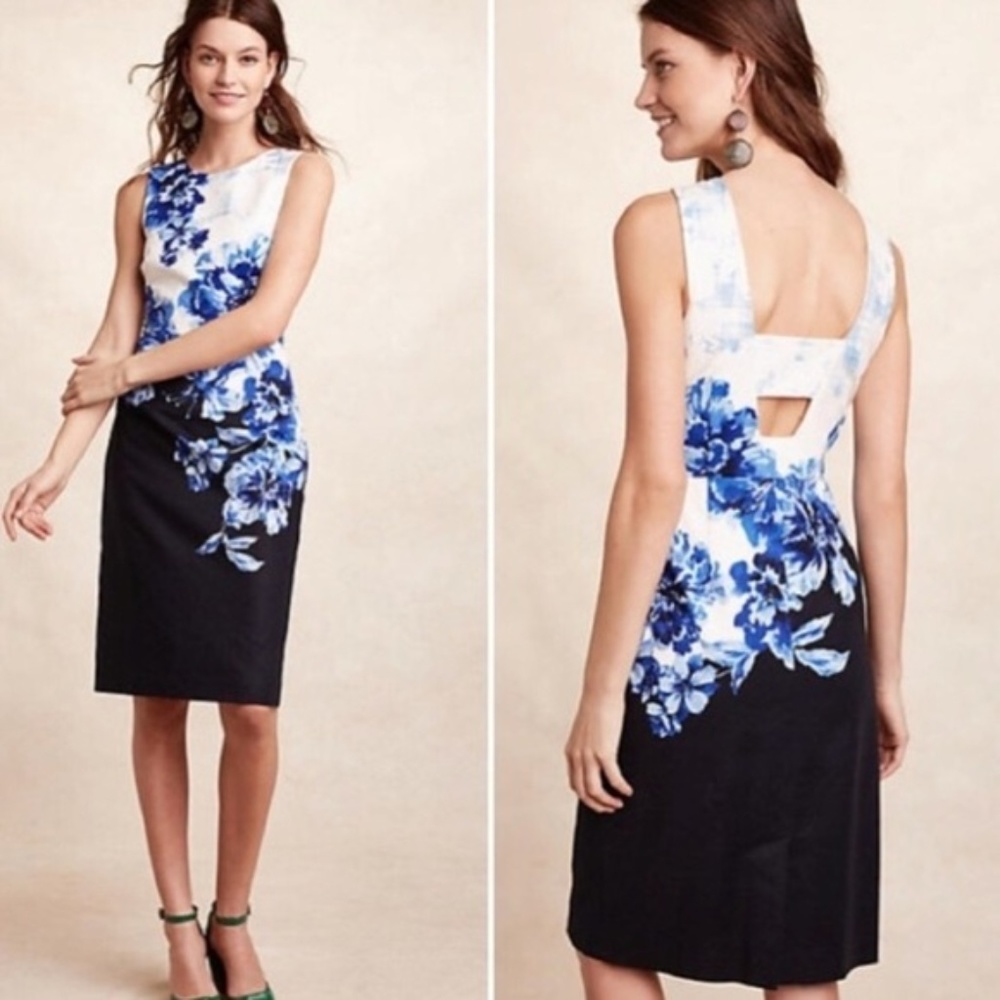 Anthropologie, Maeve Vanda Floral Pencil Dress